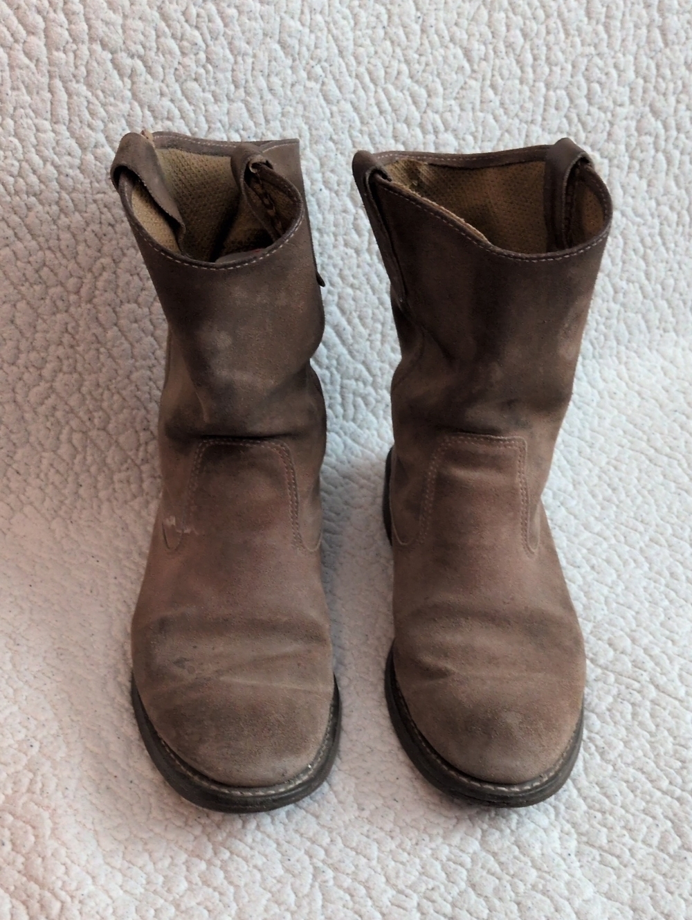 Del Rio Brahma Genuine Leather Distressed Western Cowboy Boots Gorpcore Thrashed